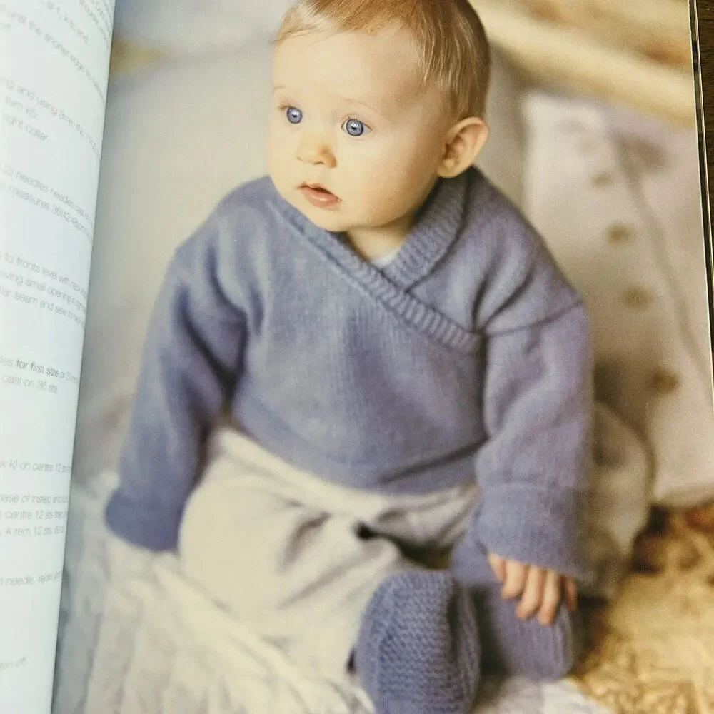 Debbie Bliss Knitting Pattern Book Lot of 2 Bundle Easy Knits Baby's Style 2000